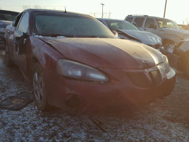 2G2WP542851300142 - 2005 PONTIAC GRAND PRIX BURGUNDY photo 1