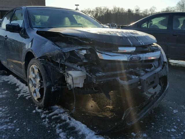 3FAHP0HA9AR340962 - 2010 FORD FUSION SE BLACK photo 9