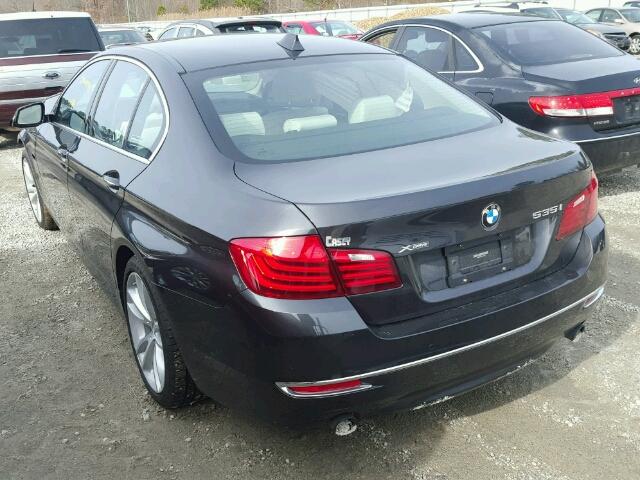 WBA5B3C55ED537162 - 2014 BMW 535 XI GRAY photo 3