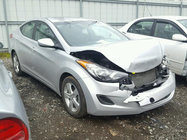 KMHDH4AE5DU678183 - 2013 HYUNDAI ELANTRA GL SILVER photo 1