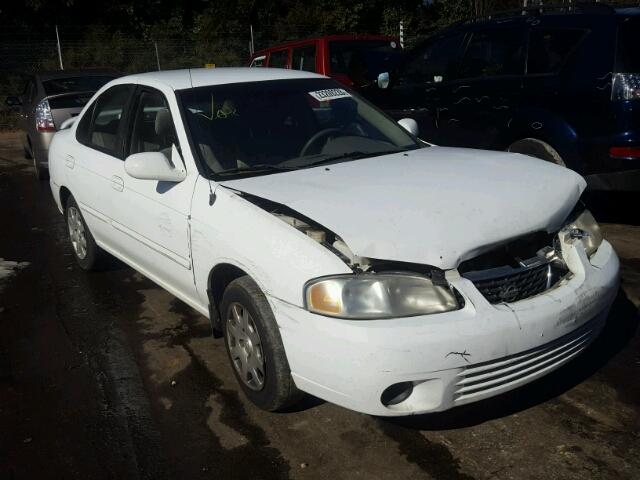 3N1CB51D61L496189 - 2001 NISSAN SENTRA XE WHITE photo 1