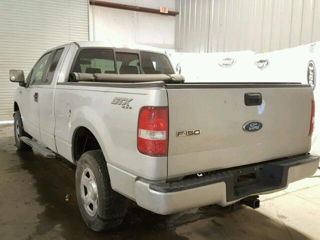 1FTRX14W07NA22407 - 2007 FORD F150 SILVER photo 3