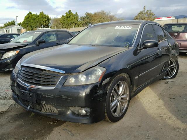 JNKAY01E18M605140 - 2008 INFINITI M35 BASE BLACK photo 2