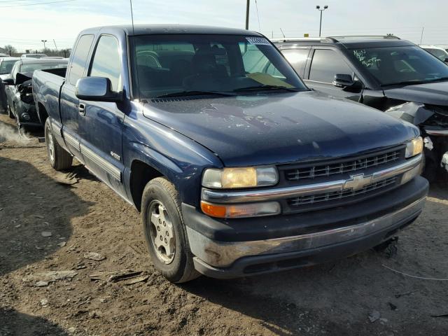 2GCEC19T6Y1404629 - 2000 CHEVROLET SILVERADO BLUE photo 1