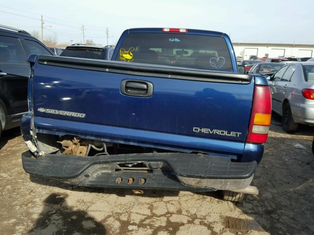 2GCEC19T6Y1404629 - 2000 CHEVROLET SILVERADO BLUE photo 6