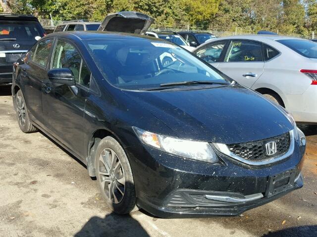 19XFB2F84EE011191 - 2014 HONDA CIVIC EX BLACK photo 1