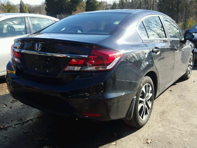 19XFB2F84EE011191 - 2014 HONDA CIVIC EX შავი ფოტო 4