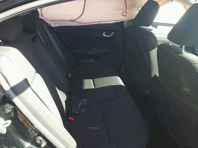 19XFB2F84EE011191 - 2014 HONDA CIVIC EX შავი ფოტო 6