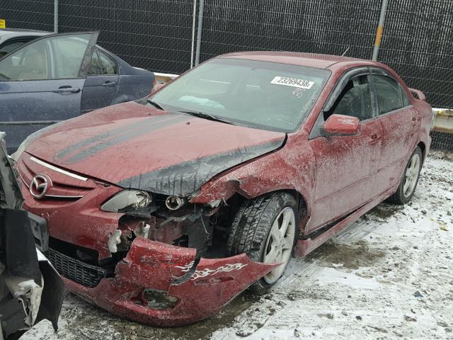 1YVHP80C165M44291 - 2006 MAZDA 6 I RED photo 2