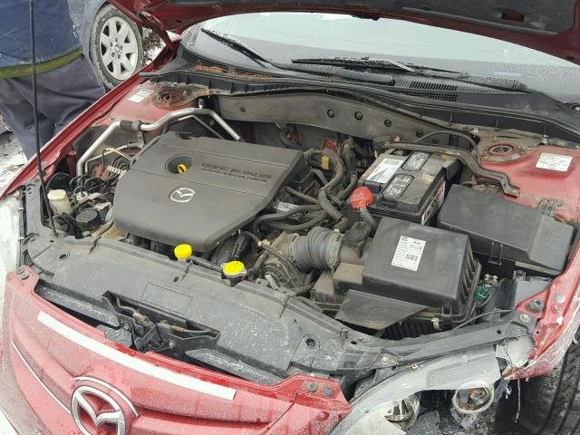 1YVHP80C165M44291 - 2006 MAZDA 6 I RED photo 7