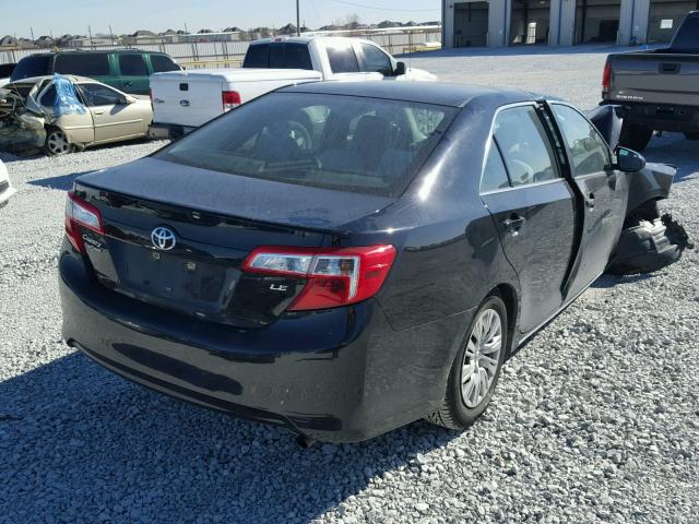 4T1BF1FK1DU269365 - 2013 TOYOTA CAMRY L BLACK photo 4