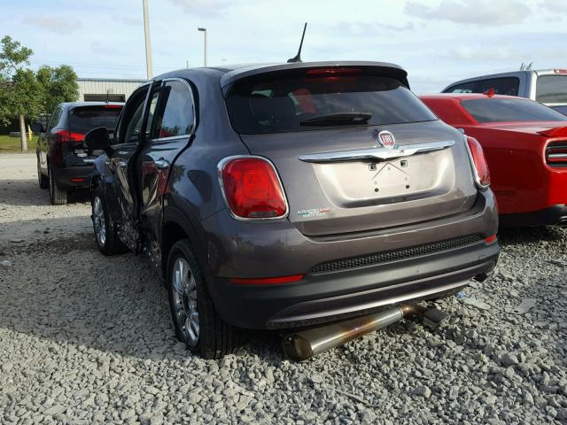 ZFBCFXDT1GP515604 - 2016 FIAT 500X LOUNG GRAY photo 3