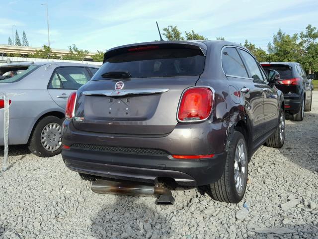 ZFBCFXDT1GP515604 - 2016 FIAT 500X LOUNG GRAY photo 4