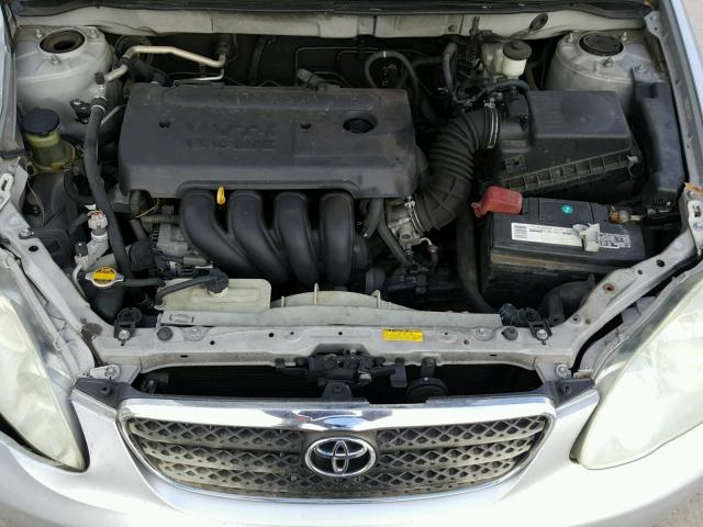 1NXBR32E16Z723295 - 2006 TOYOTA COROLLA CE SILVER photo 7