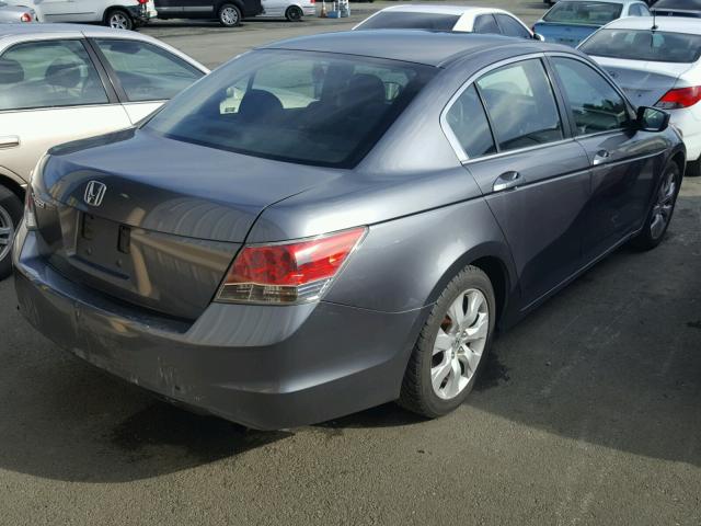 JHMCP267X8C045058 - 2008 HONDA ACCORD EX CHARCOAL photo 4