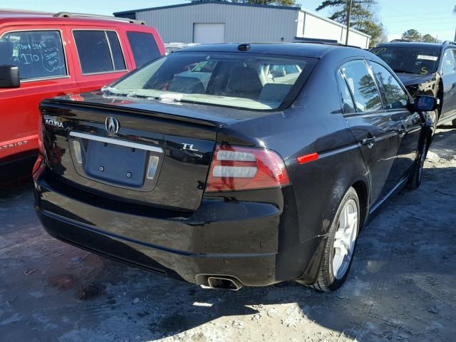 19UUA66248A003548 - 2008 ACURA TL BLACK photo 4