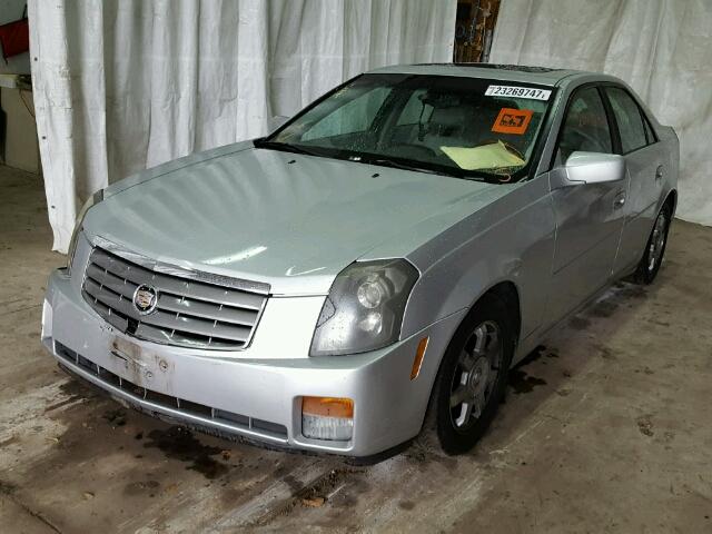 1G6DM57N730105386 - 2003 CADILLAC CTS SILVER photo 2