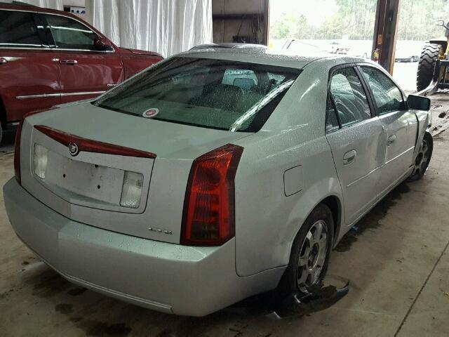 1G6DM57N730105386 - 2003 CADILLAC CTS SILVER photo 4