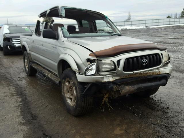 5TEHN72N93Z185269 - 2003 TOYOTA TACOMA DOU SILVER photo 1