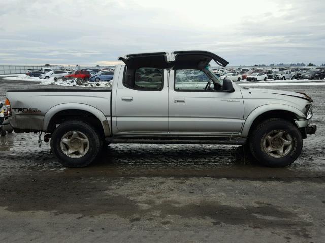 5TEHN72N93Z185269 - 2003 TOYOTA TACOMA DOU SILVER photo 9