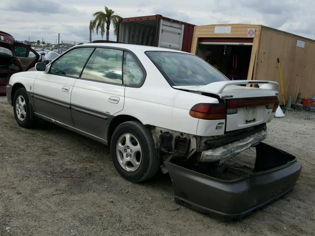 4S3BD6850X7240358 - 1999 SUBARU LEGACY 30T WHITE photo 3