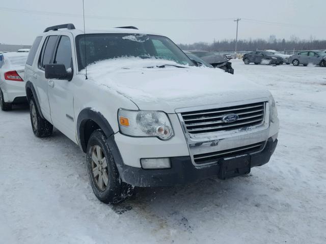 1FMEU73857UB53721 - 2007 FORD EXPLORER X WHITE photo 1