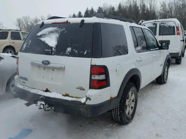 1FMEU73857UB53721 - 2007 FORD EXPLORER X WHITE photo 4