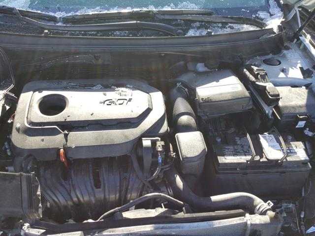 5NPE34AF9HH482604 - 2017 HYUNDAI SONATA SPO SILVER photo 7