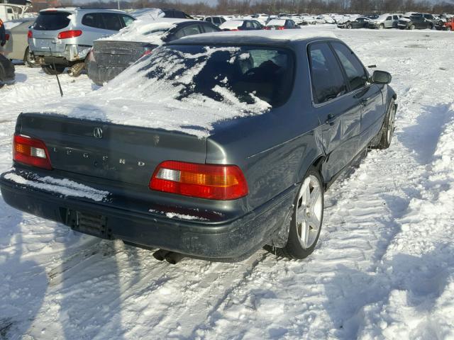 JH4KA7663RC008727 - 1994 ACURA LEGEND L GREEN photo 4