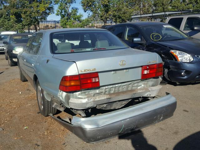 JT8BH28F8V0071183 - 1997 LEXUS LS 400 SILVER photo 3