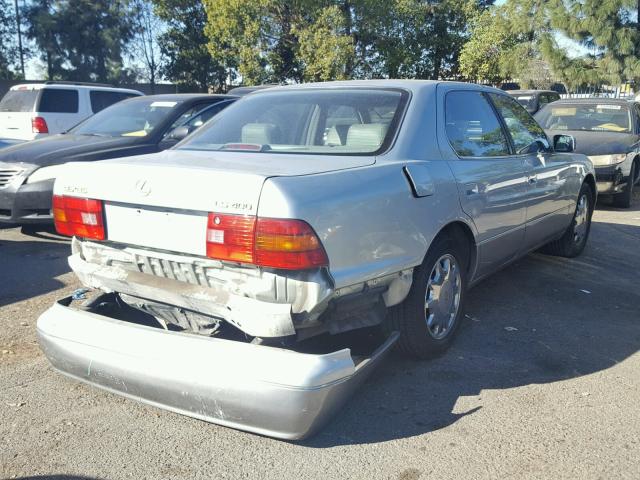 JT8BH28F8V0071183 - 1997 LEXUS LS 400 SILVER photo 4