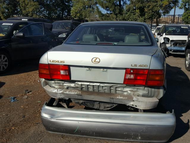 JT8BH28F8V0071183 - 1997 LEXUS LS 400 SILVER photo 9