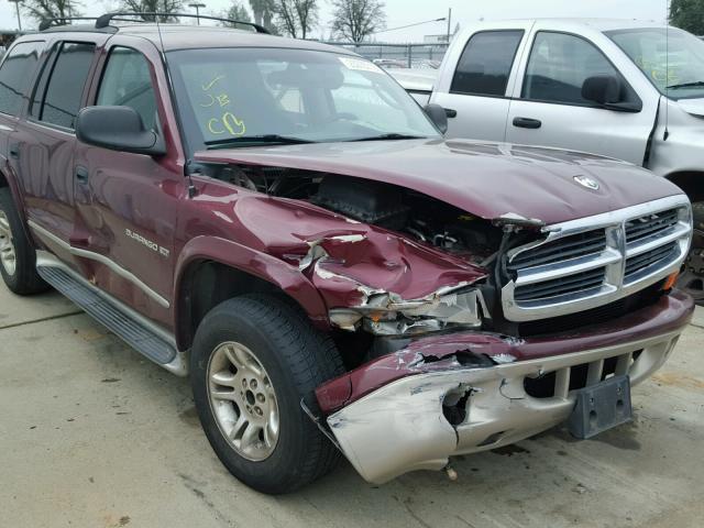 1B4HR28NX1F623092 - 2001 DODGE DURANGO RED photo 9