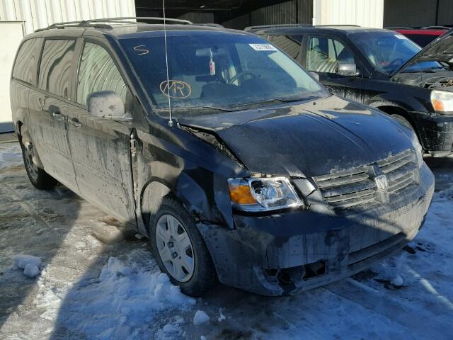 2D8HN44H78R692773 - 2008 DODGE GRAND CARA BLACK photo 1