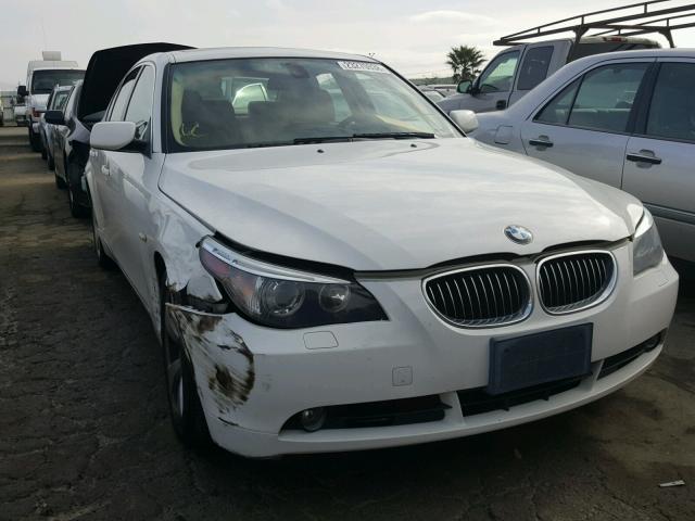 WBANE73556CM42011 - 2006 BMW 530 I WHITE photo 1