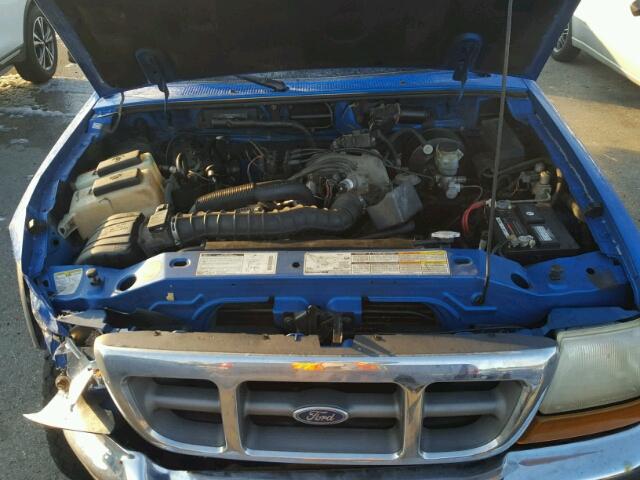 1FTZR15U4WTA03697 - 1998 FORD RANGER SUP BLUE photo 7