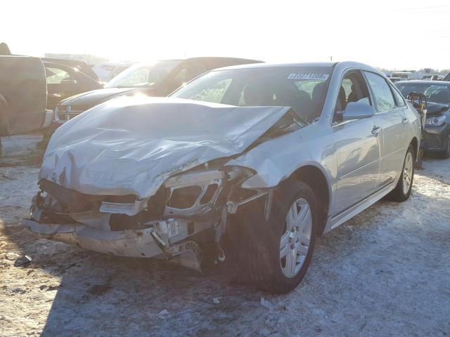 2G1WG5E34C1185001 - 2012 CHEVROLET IMPALA LT SILVER photo 2