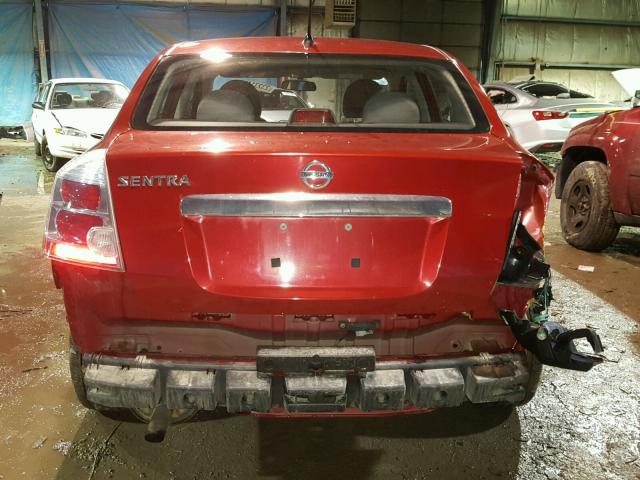 3N1AB6AP0AL717065 - 2010 NISSAN SENTRA 2.0 RED photo 9