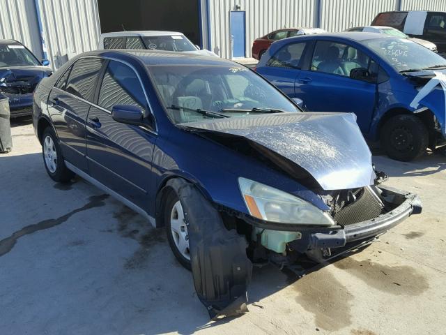 1HGCM56485L003311 - 2005 HONDA ACCORD LX BLUE photo 1