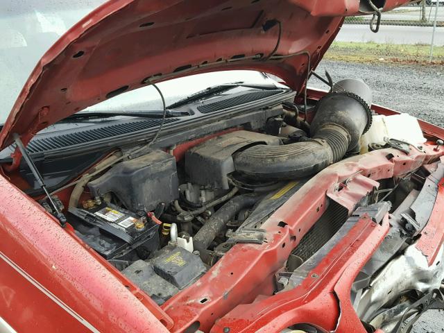 1FMFU18L5VLB31638 - 1997 FORD EXPEDITION RED photo 7