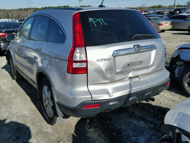 5J6RE38749L012265 - 2009 HONDA CR-V EXL SILVER photo 3