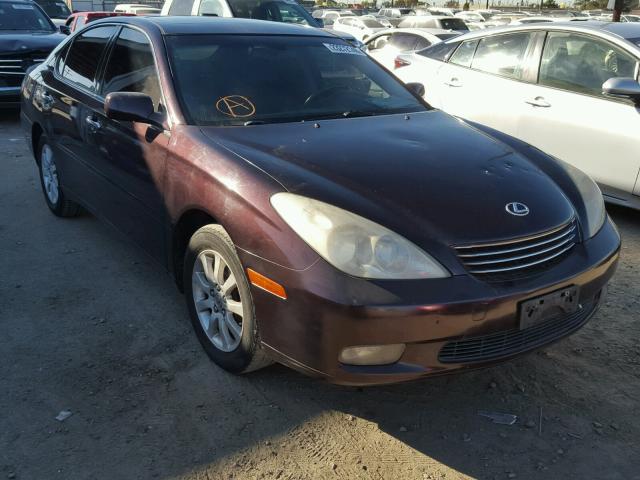 JTHBF30G720047887 - 2002 LEXUS ES 300 BURGUNDY photo 1