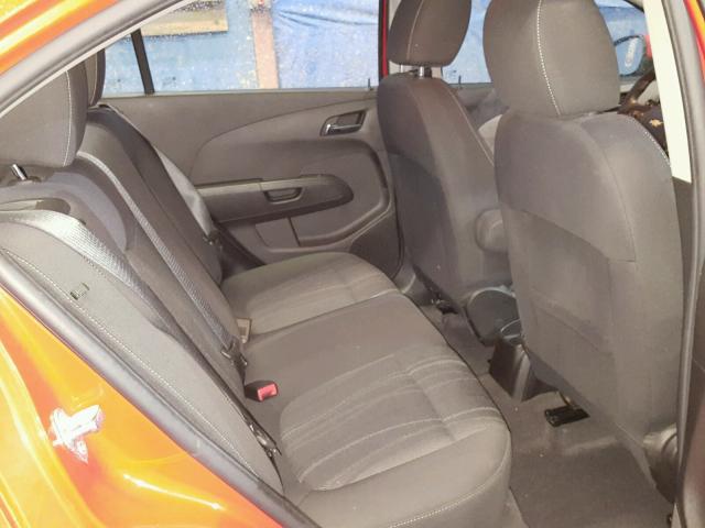 1G1JC5SG7D4154067 - 2013 CHEVROLET SONIC LT ORANGE photo 6