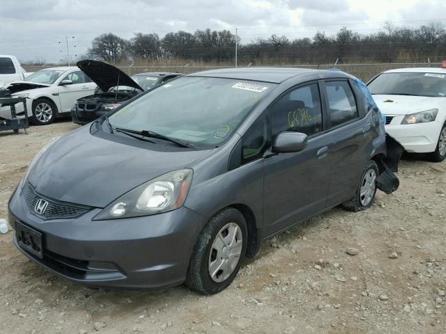 JHMGE8H34DC002348 - 2013 HONDA FIT GRAY photo 2