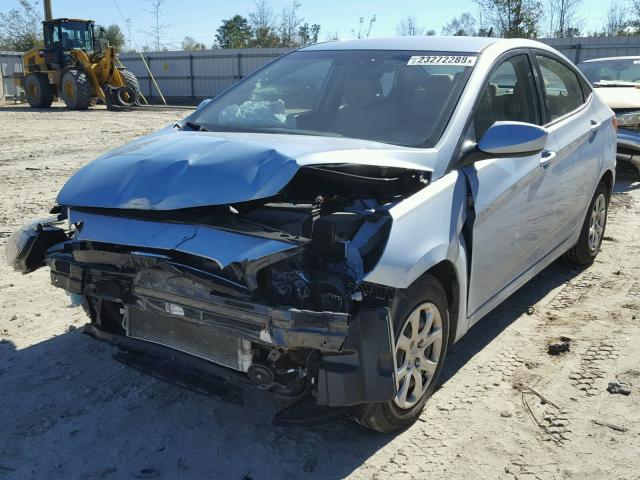 KMHCT4AE0DU518318 - 2013 HYUNDAI ACCENT GLS BLUE photo 2