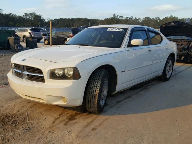 2B3KA53H36H318088 - 2006 DODGE CHARGER R/ WHITE photo 2