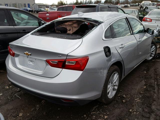 1G1ZE5ST9HF293573 - 2017 CHEVROLET MALIBU LT SILVER photo 4