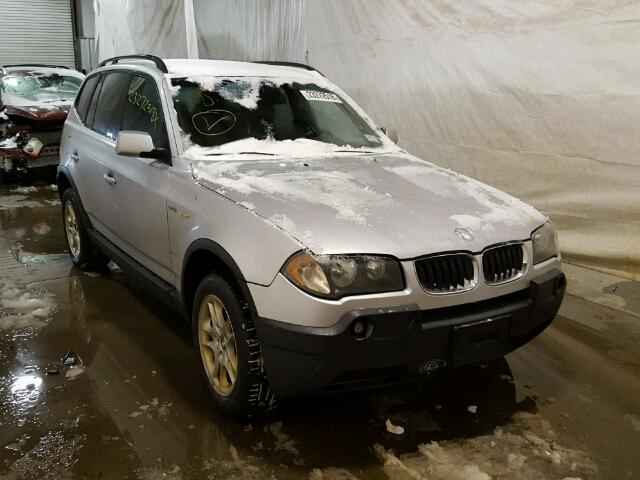 WBXPA734X4WB22067 - 2004 BMW X3 2.5I SILVER photo 1