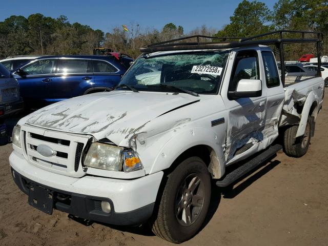 1FTYR15E36PA52676 - 2006 FORD RANGER SUP WHITE photo 2