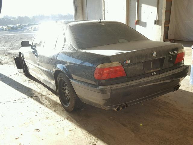 WBAGG83491DN83232 - 2001 BMW 740 I AUTO BLACK photo 3